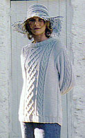 Jo Sharp DESERT GARDEN ARAN COTTON yarn

Norfolk pattern 

Pattern BookThree - Holiday Island