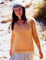 Jo Sharp Contemporary Knitting Book - Ribbed Mohair Top