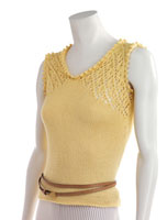 Adrienne Vittadini Dianna Shaped Top knitting pattern