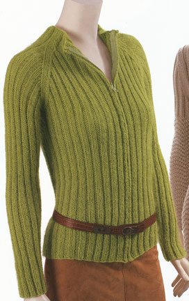 Natasha Raglan Ribbed Pullover Kit