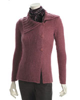 Adrienne Vittadini Natasha Asymmetrical cardigan