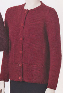 Adrienne Vittadini Fall Collection 1999 vol 13 - Mirella Whip Stitch Cardigan